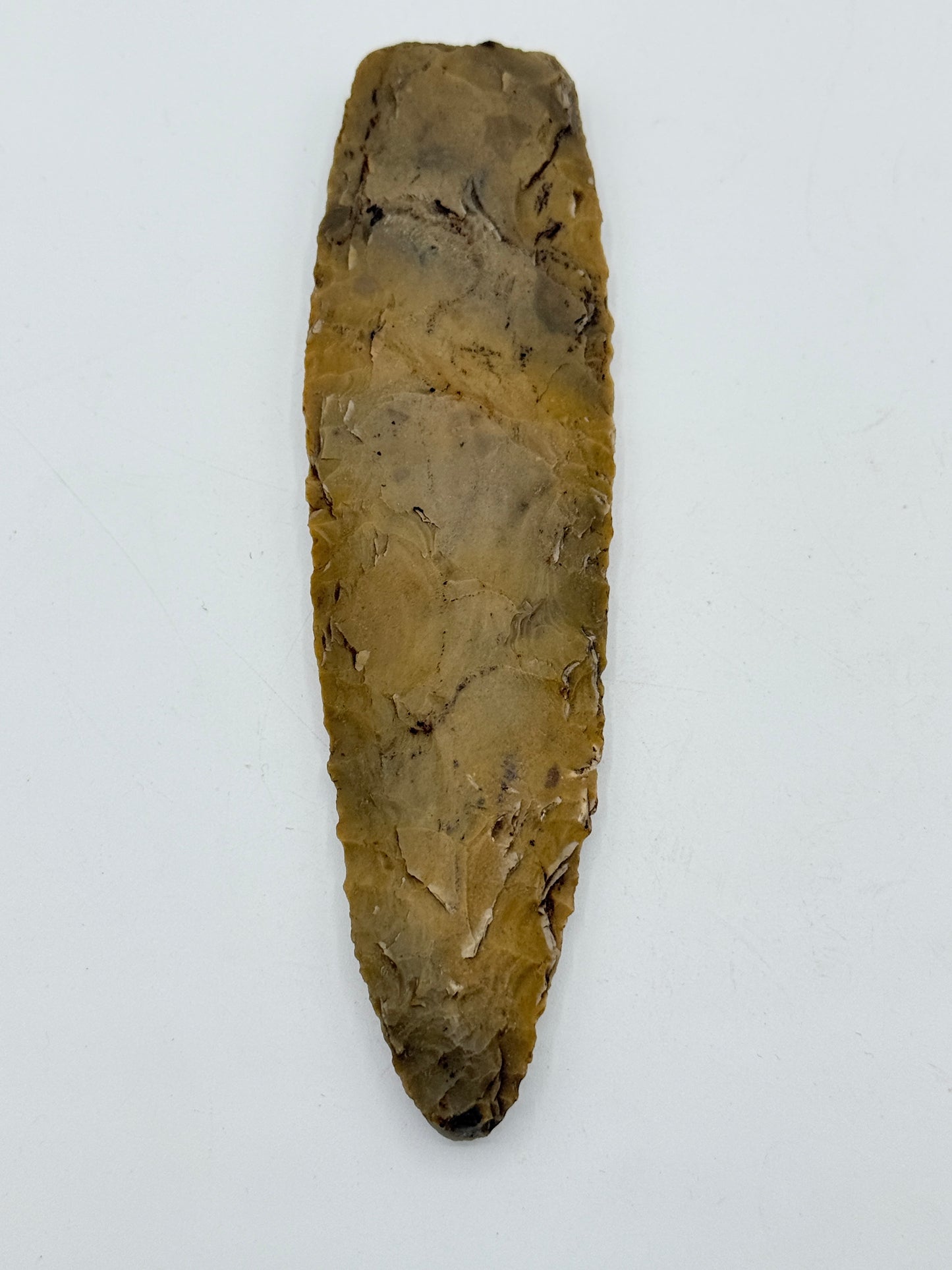 Dansk Stenalder. Spyd / Dolk spids. Tragtbæger kultur: 4000-2800 F.Kr