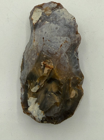 Dansk Stenalder. Kerneøkse med specialiseret æg, i flint. Jæger stenalder: 8800-4800 F.Kr