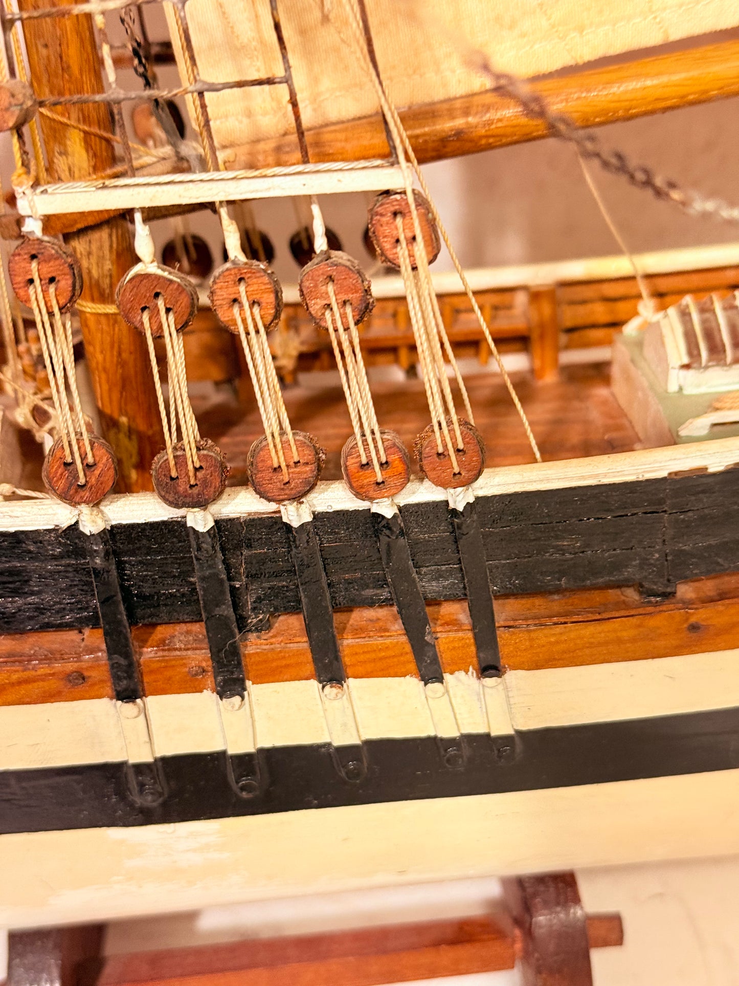 Antik håndbygget Modelskib af Marstal jagt, "Josina”.