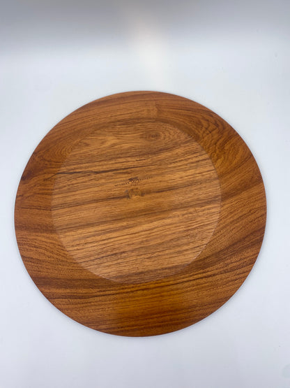 Wiggers. Vintage Dansk design Teaktræ fad, fra 1960'erne