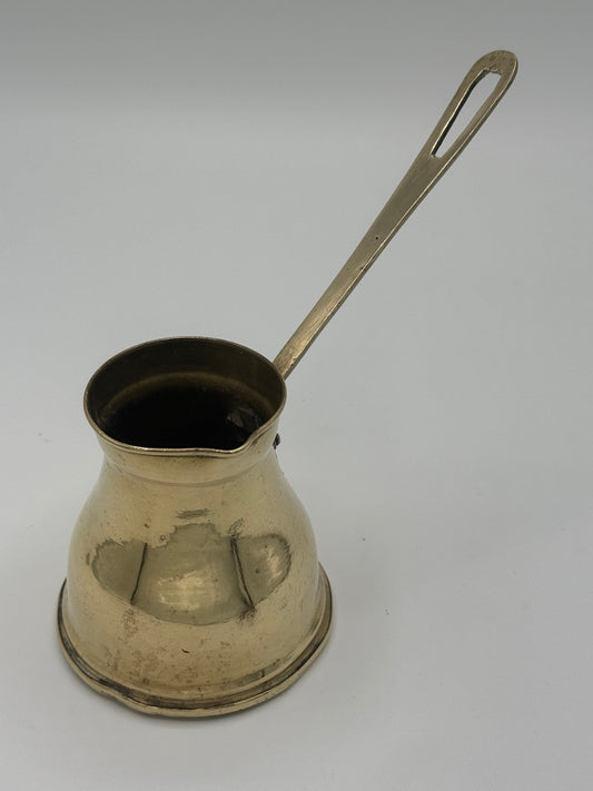 Antik tyrkisk messing kaffekande. Fra 19.Årh