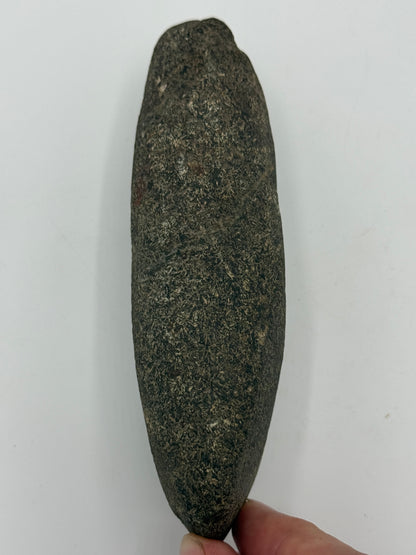 Dansk Stenalder. Trindøkse i bjergart, Kongemose/Ertebølle kultur 6000-4000 F.Kr