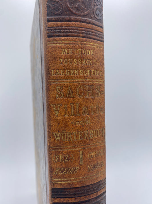 Encyclopädisches Wörterbuch. Af G. Langenscheidt. Antikvarisk fransk-tysk ordbog. 2. Udgave. 1. Oplag. Fra 1882
