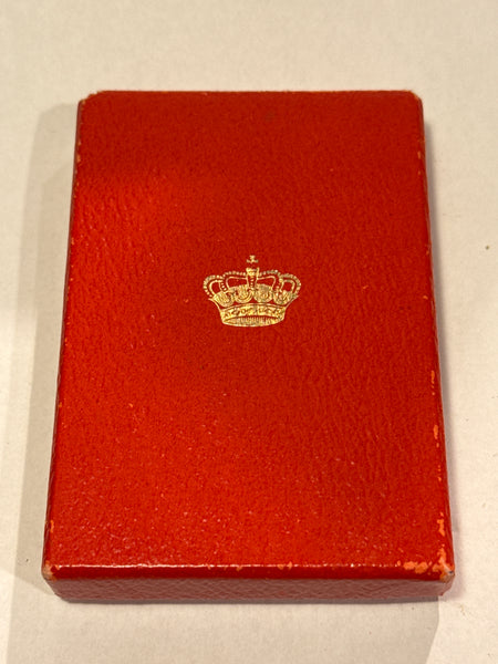 Miniaturemedaljebarre af danske Ridderkors - Chr. X version.