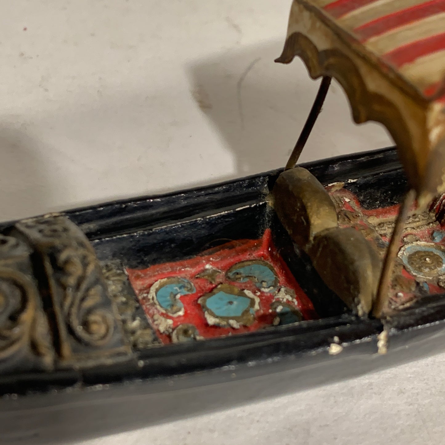 Vintage Venetian gondola.