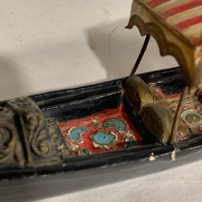 Vintage Venetian gondola.