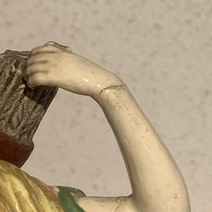 Antique Staffordshire Pearlware, Diana (Artemis), Goddess of the Hunt, from 1820.