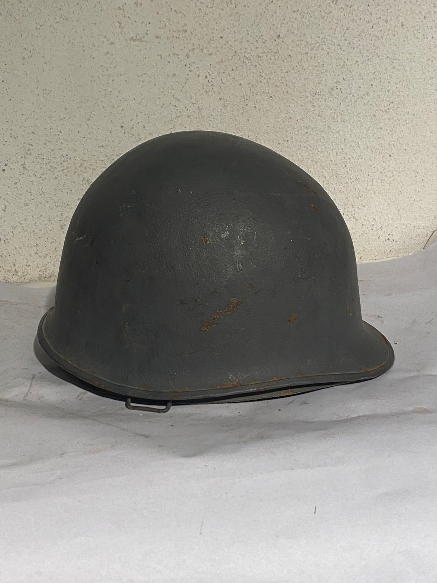 Dansk m/48 stålhjelm, tidlig fiber-type, start-1950'erne