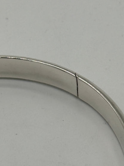 Vintage modernistisk rund Sterlingsølv armring. Fra 1980érne