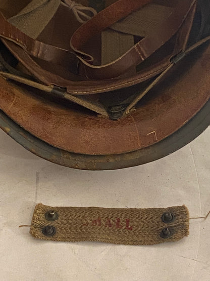 Dansk m/48 stålhjelm, tidlig fiber-type, start-1950'erne