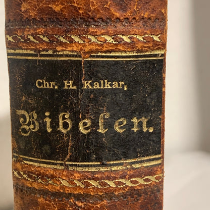 Biblen, Chr. H. Kalkar. Fra 1847. Det gamle testamente m.m.