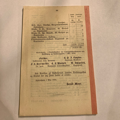 Beretningshæfte om Opdragelsesanstalter for 1893.