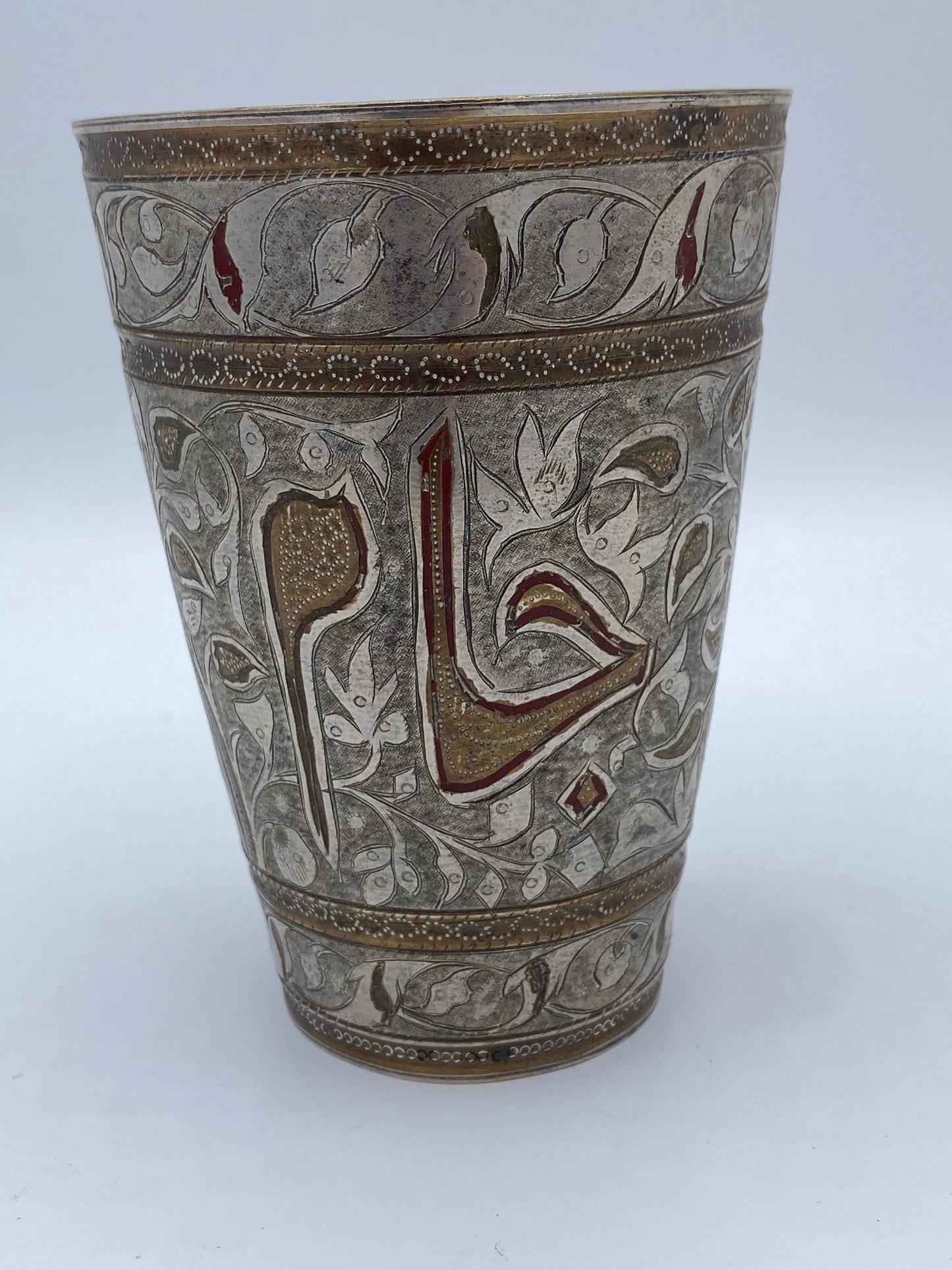 Indisk lassi-bæger, Punjab Britisk Indien. Fra 1909