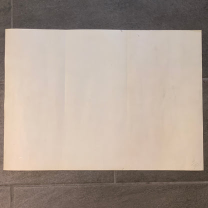 Vintage tysk Rolling Stones tour promo plakat, fra 1982.