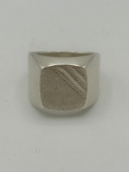 Vintage sterling sølv herre signet ring. Midt/slut 20.Årh