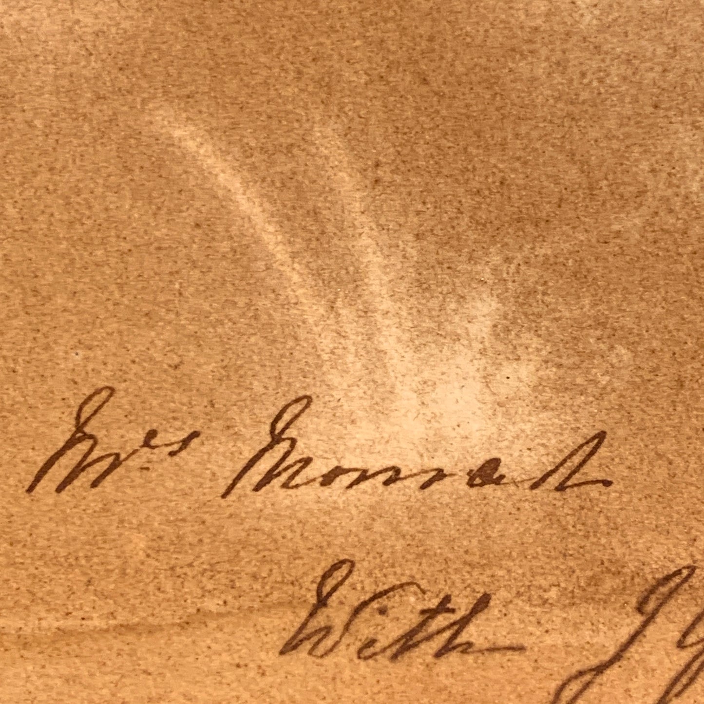 Antik akvarel maleri, USA, fra 1800 tallet