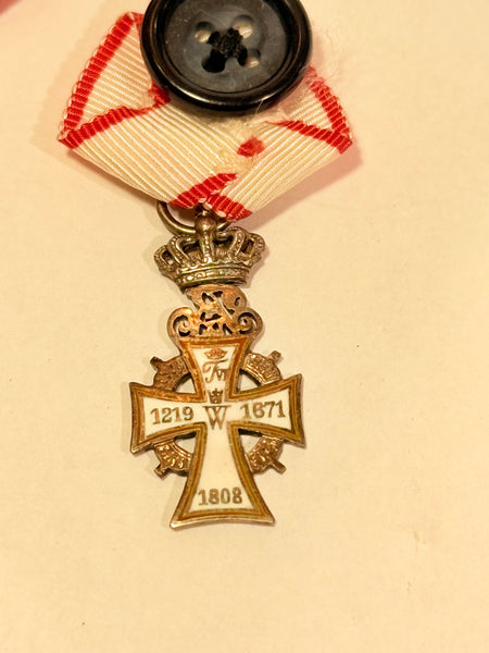 Ordenssæt for det danske Ridderkors - Chr. X version.