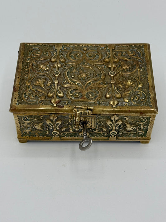 Antik Erhard & Söhne jugendstil skrin. Fra start 1900 tallet