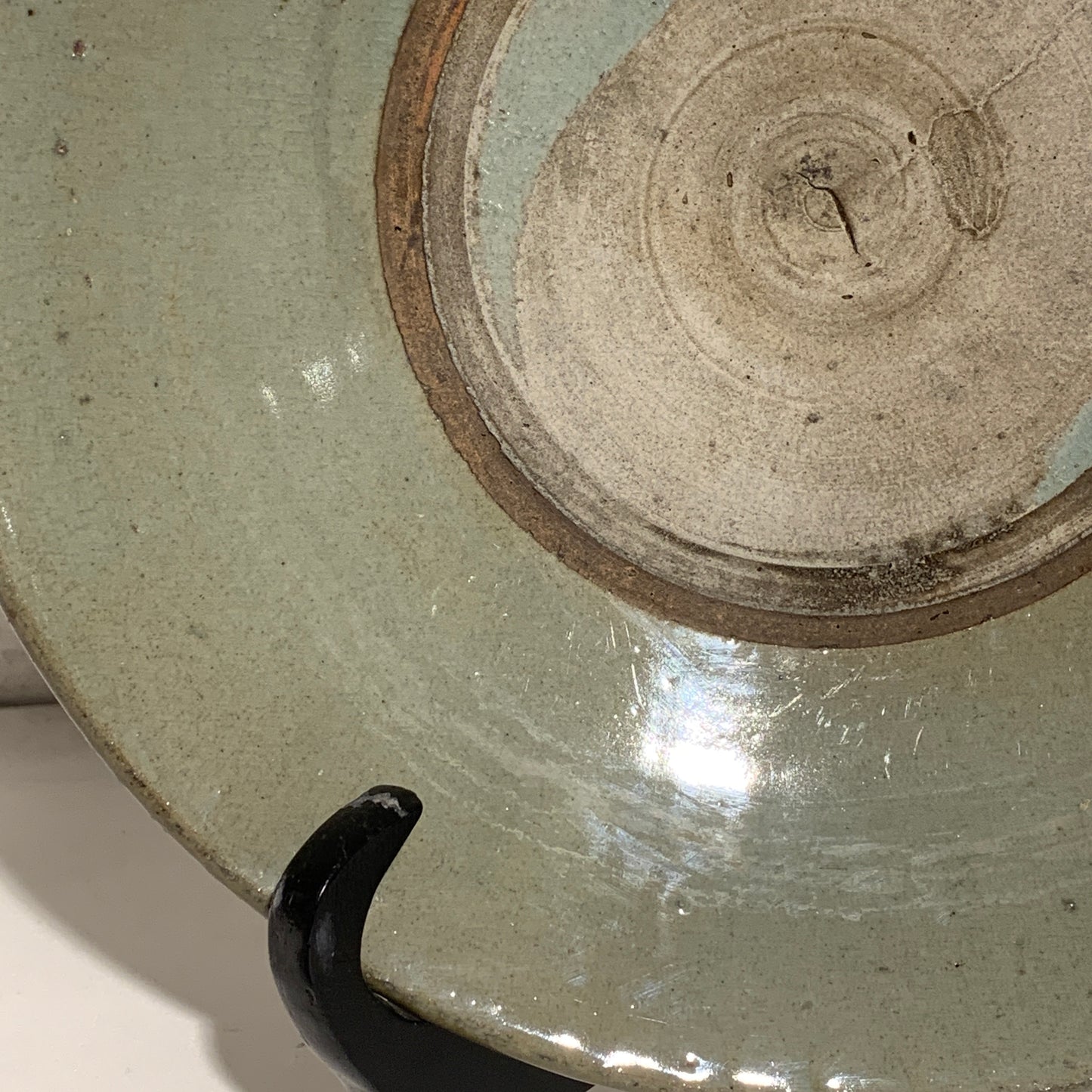 Chinese celadon dish, late Ming to early Qing dynasty (mid 17th-mid 18th century.)
