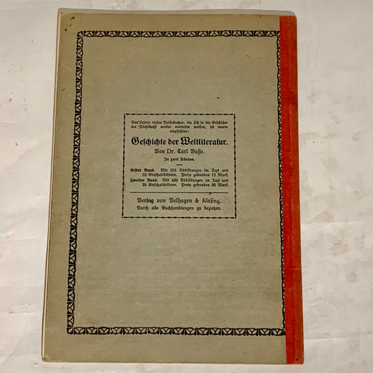 Volksbücher, Peter Rosegger. Antik tysk hæfte. Fra 1910-1920.
