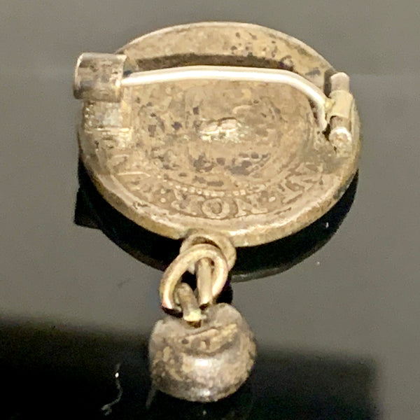 Antik sølv broche, fra 1700/1800 tallet.