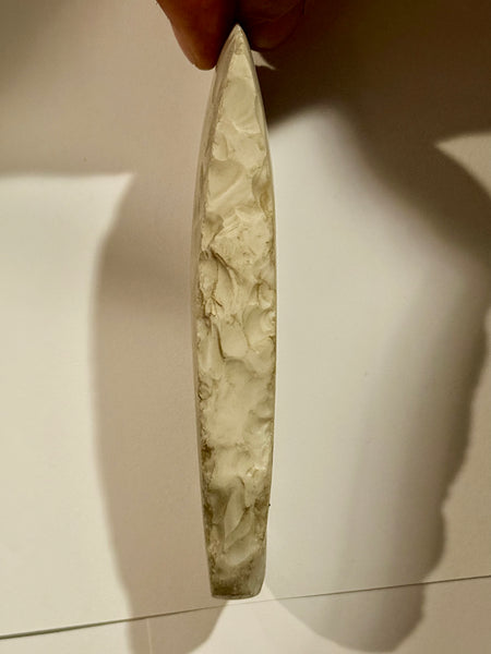 Danish antique. Thin-necked Blandebjerg flint axe. Type Vll. Jættestuet period.