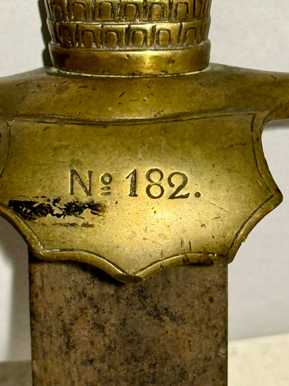 Dansk Vest indisk militær Hirschfænger Model 1830