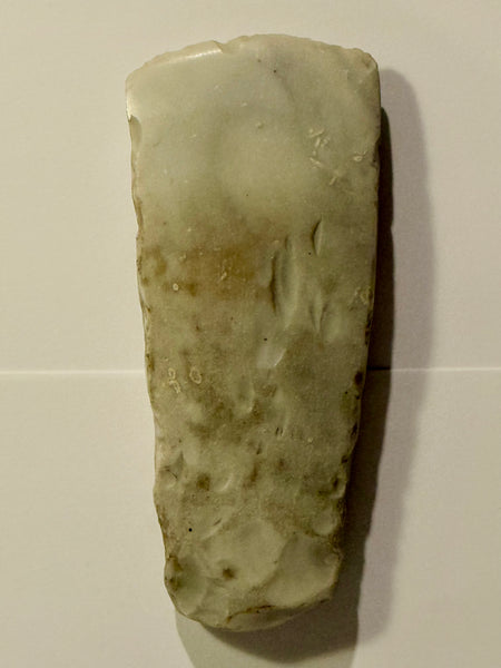 Danish antique. Thin-necked Blandebjerg flint axe. Type Vll. Jættestuet period.