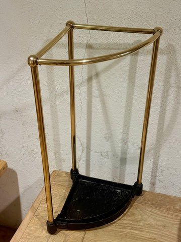 Antique umbrella stand with drip tray. Start of the 1900s.