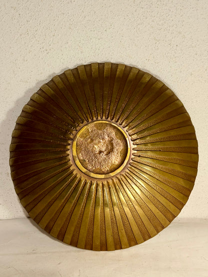 Antique Art Deco bronze vase