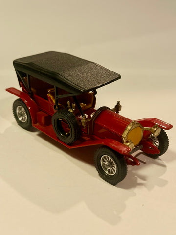 Vintage Lesney Matchbox 1912 Simplex metal car, from the 1970s.