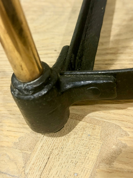 Antique umbrella stand with drip tray. Start of the 1900s.