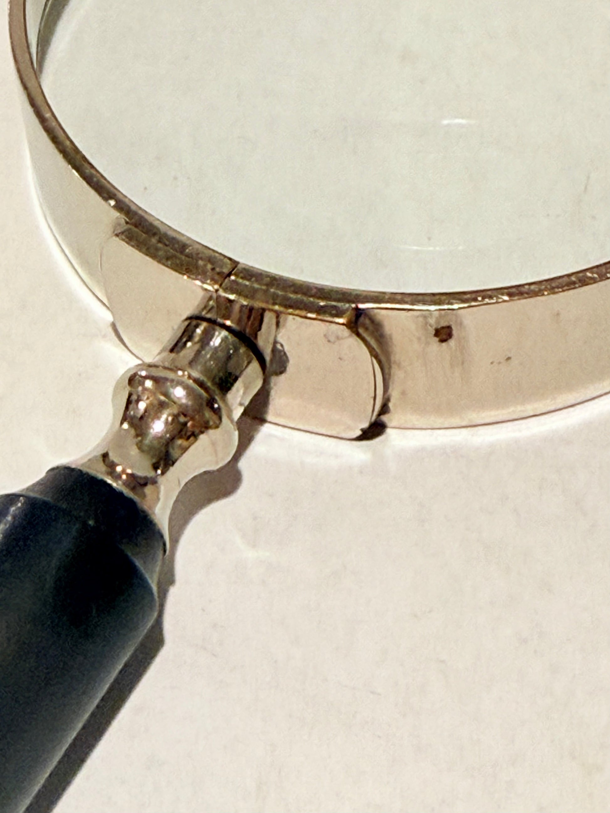 Vintage Forstørrelsesglas / lup. Fra midt 1900 tallet