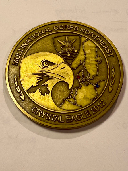 Minde Coin. CRYSTAL EAGLE 2012. MULTINATIONAL CORPS NORTHEAST.