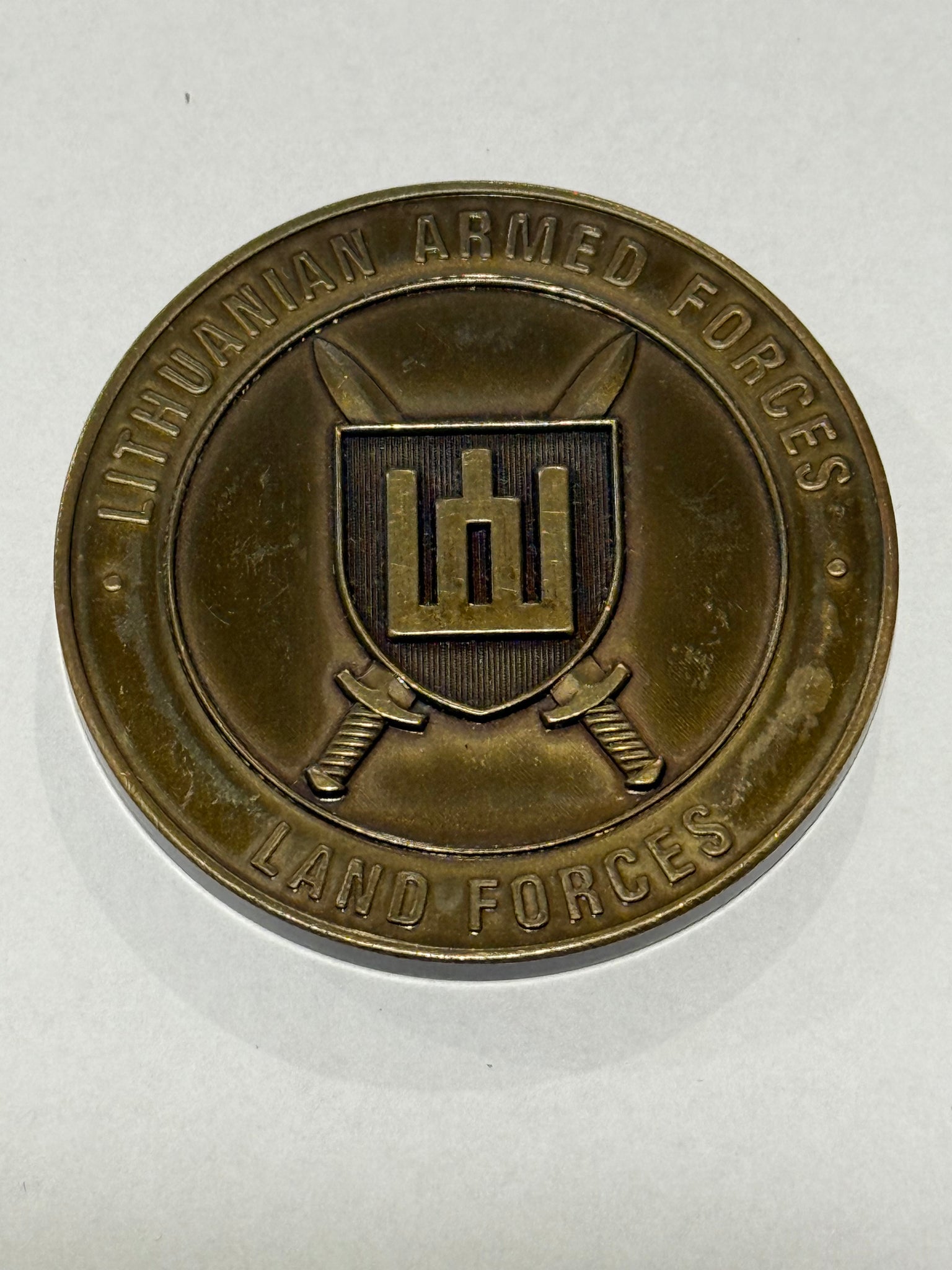 Commanders Coin. Lithuanian Armed Forces.