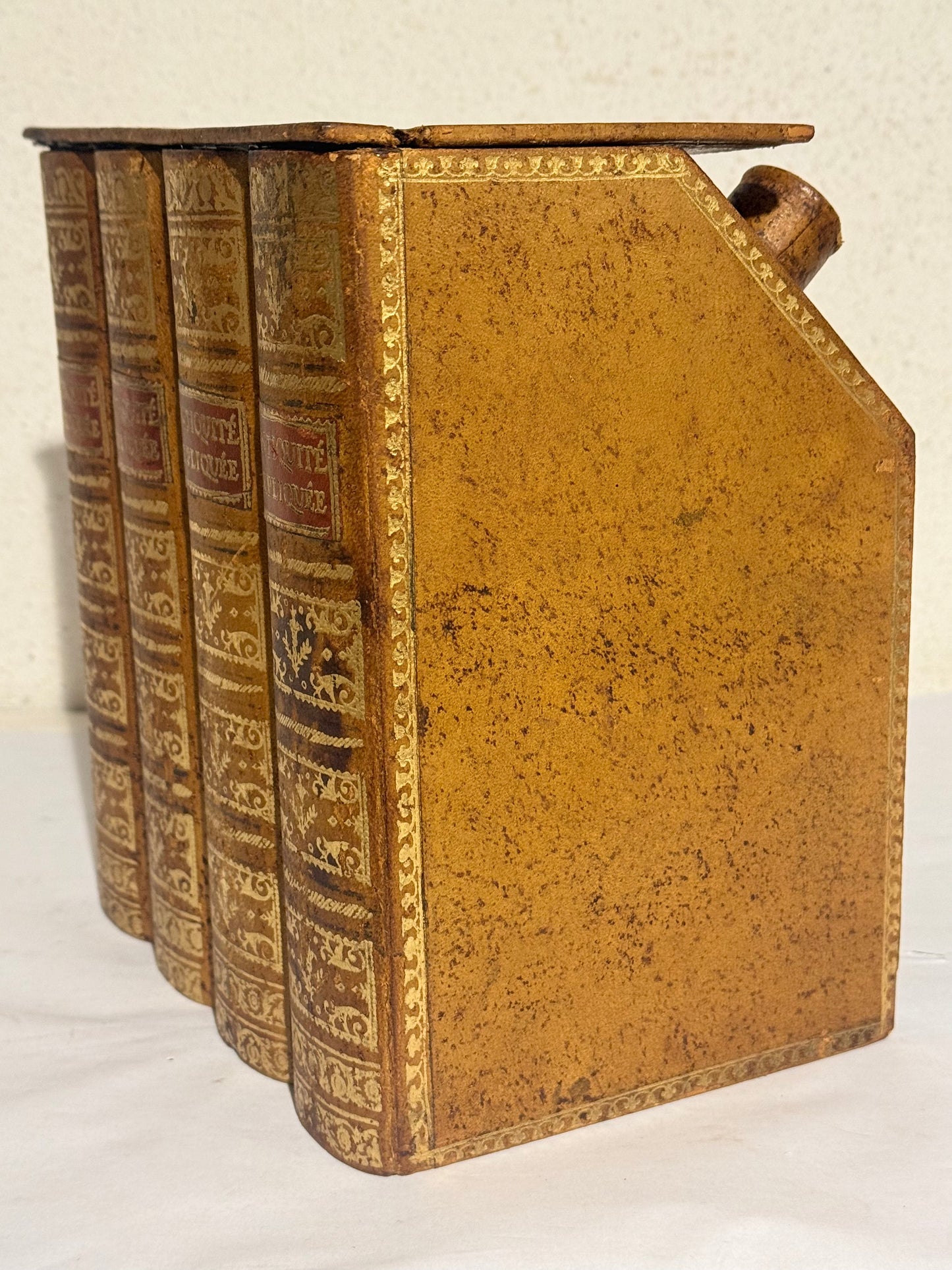 Gentleman's Library Tantalus, med 3 flasker. Frankrig midt 20.Årh