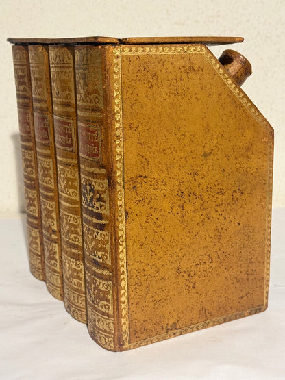 Gentleman's Library Tantalus, med 3 flasker. Frankrig midt 20.Årh