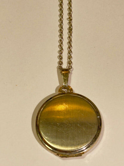 Hermann Siersbøl (1924-1964) Modernistisk sølv medaljon vedhæng & kæde