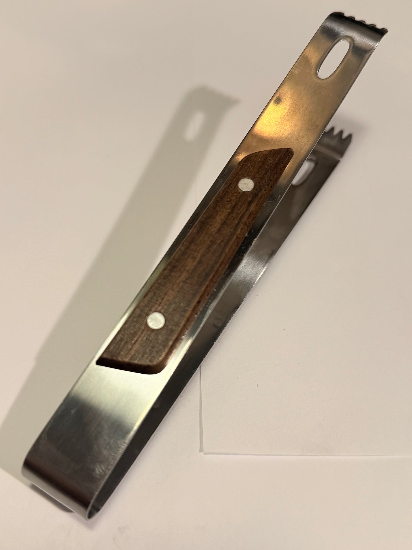 Vintage Isstang i stål & palisander