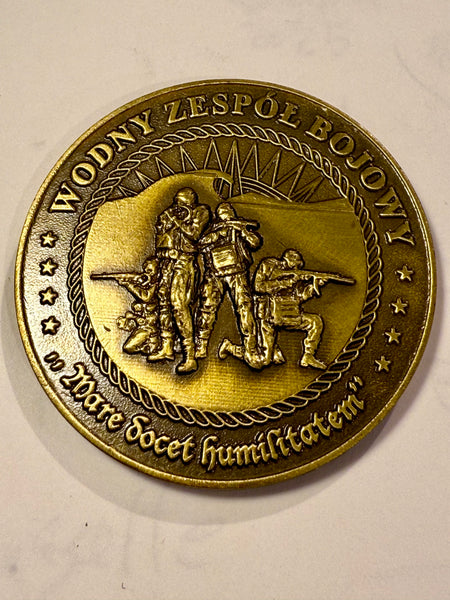 Commanders/Challenge Coin. Commander of Polish Special Forces GROM