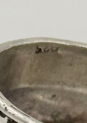 Vintage ornamenteret Sterlingsølv ring