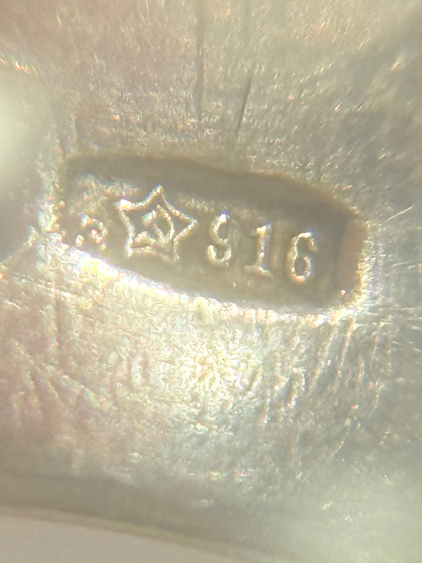 Vintage modernistisk sølv signet herre ring. Fra midt 1900 tallet