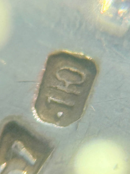 Vintage sterling sølv signet herre ring. Fra midt 1900 tallet