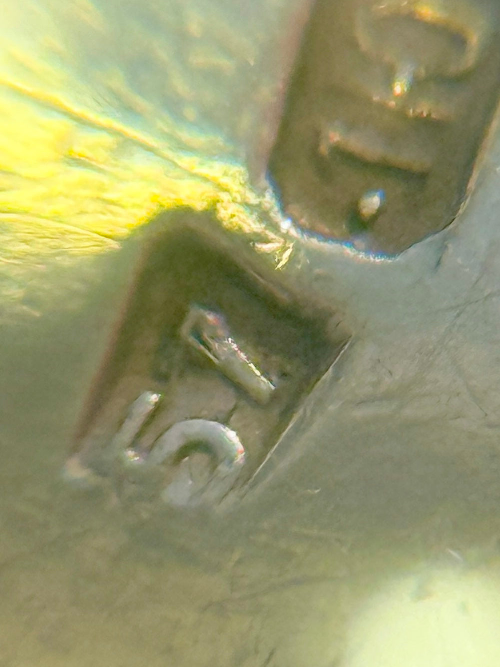 Vintage sterling sølv signet herre ring. Fra midt 1900 tallet