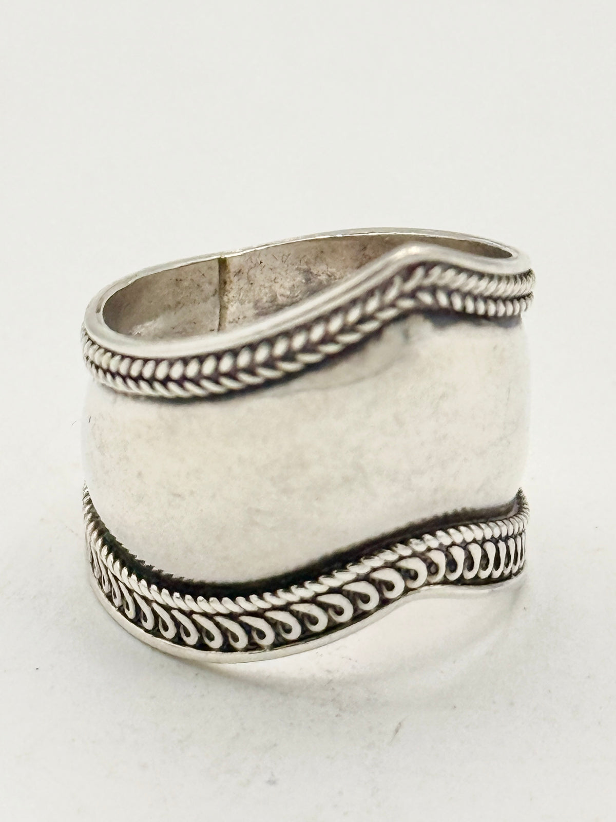 Vintage ornamenteret Sterlingsølv ring