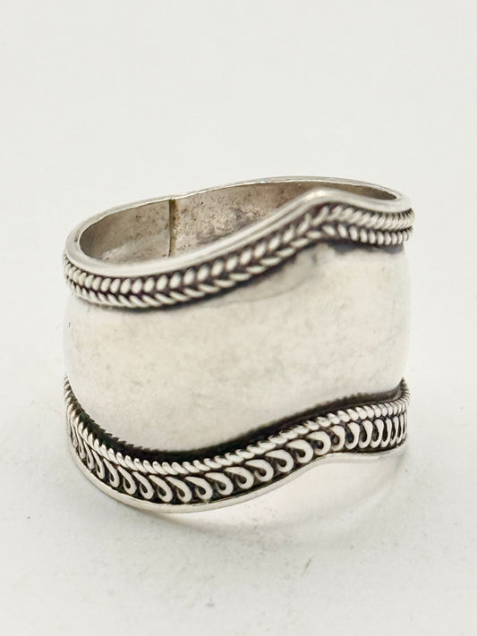 Vintage ornamenteret Sterlingsølv ring