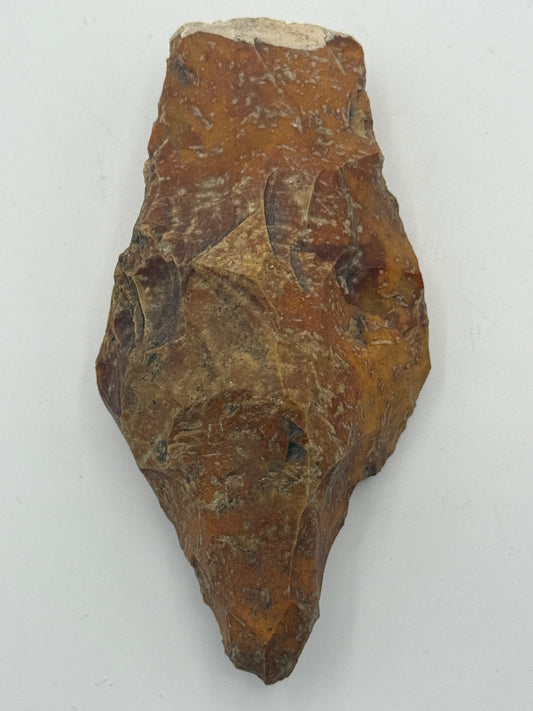 Dansk Stenalder. Spidsøkse i flint. Jæger stenalder: 8800-4800 F.Kr
