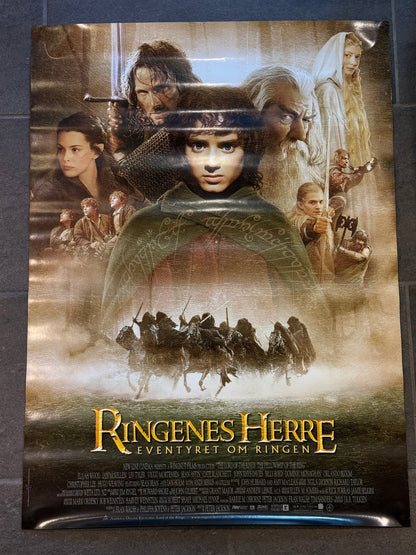 Ringenes Herre, Eventyret om ringen. Original dansk premiere plakat, fra 2001.