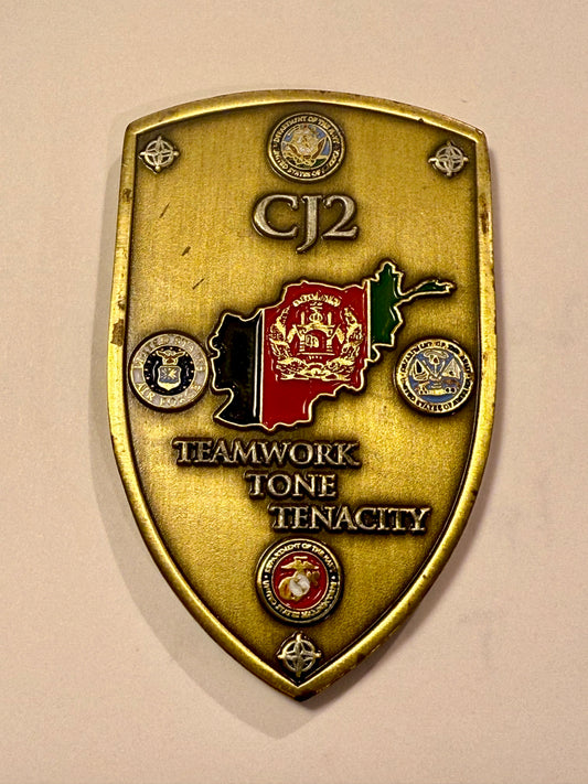 Commanders Coin. CJ2 Afghanistan Commander