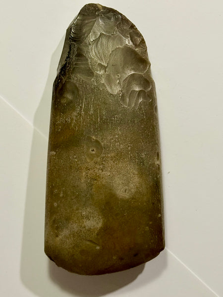 Danish antique. Thin / Light pointed neck flint axe. Type l. Funnel Beaker culture.